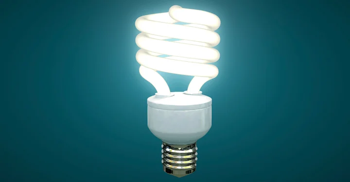 لامپ کم مصرف، تکنولوزی لامپ های CFL در مقایسه با رشته ای و هالوژنی کم مصرف تر است. 