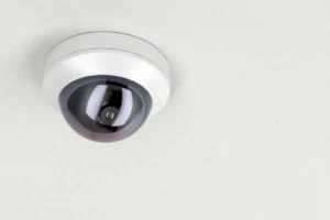 از انواع دوربین دام که در یک سقف نصب شده است.