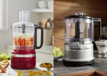 بررسی فرق خردکن و غذاساز که در کنار یکدیگر قرار گرفته اند.