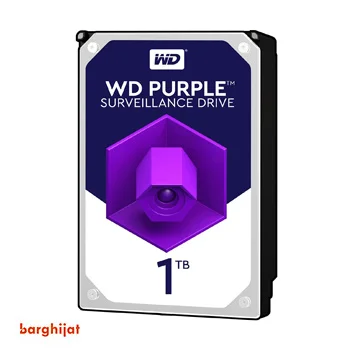 هارد دیسک ۱ ترابایت رنگ بنفش وسترن دیجیتال مدل Purple WD10PURZ